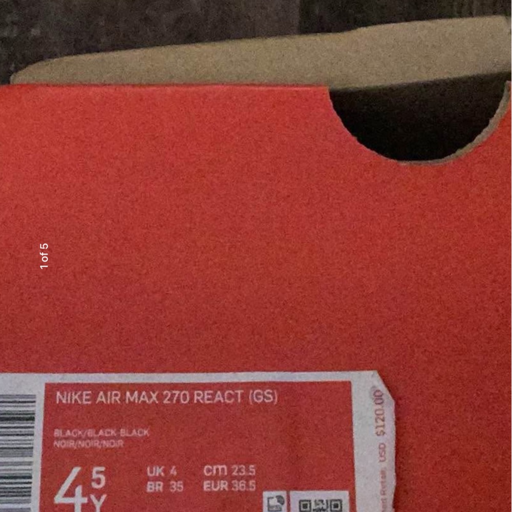 Nike Air Max 270 React GS Red Box